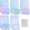 Stationary Paper and Envelopes Set,30Pcs Cute Letter Writing Stationery & 15PCS Envelopes Stationary Set for Writing Letters for Invitations Gifts