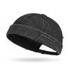 Fashion Hip Hop Beanie Street Hat Washed Denim Cotton Brimless Docker Cap Adjustable Solid Color Vintage Dome Hat Outdoor