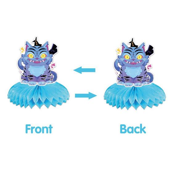 Anime Theme Birthday Party Decorations Cartoon 3D Honeycomb Centerpiece Folding Paper Tabletop Ornament for Kids Party Supplies