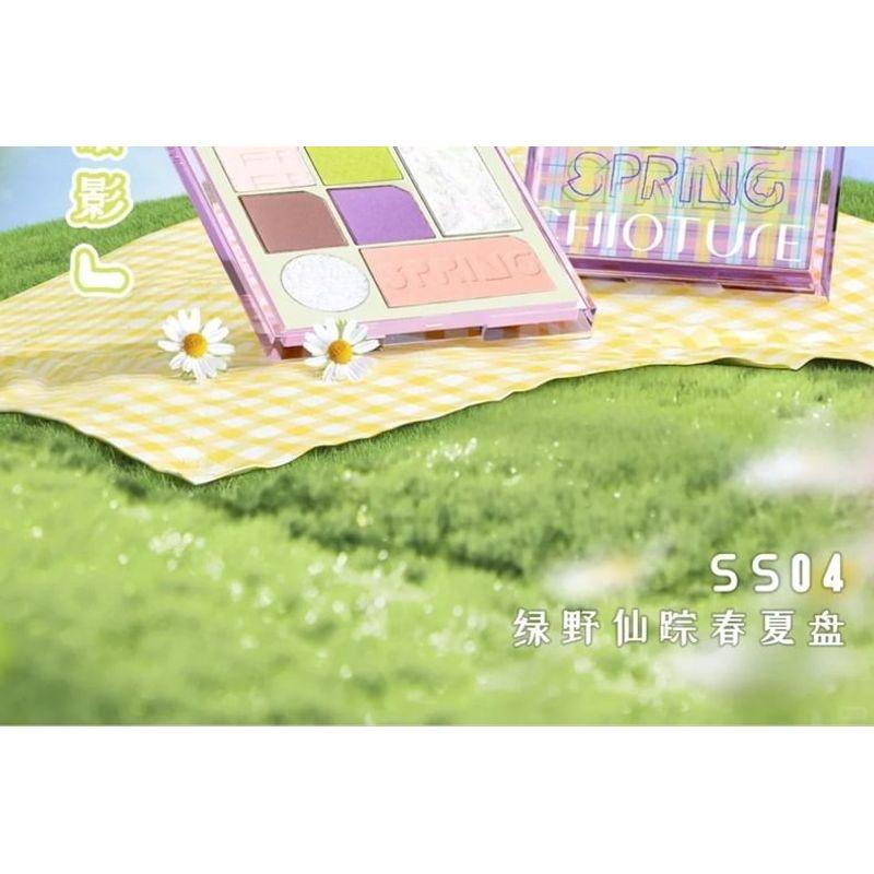 CHIOTURE - Seven-Color Disk Eyeshadow Palette - 5 Types