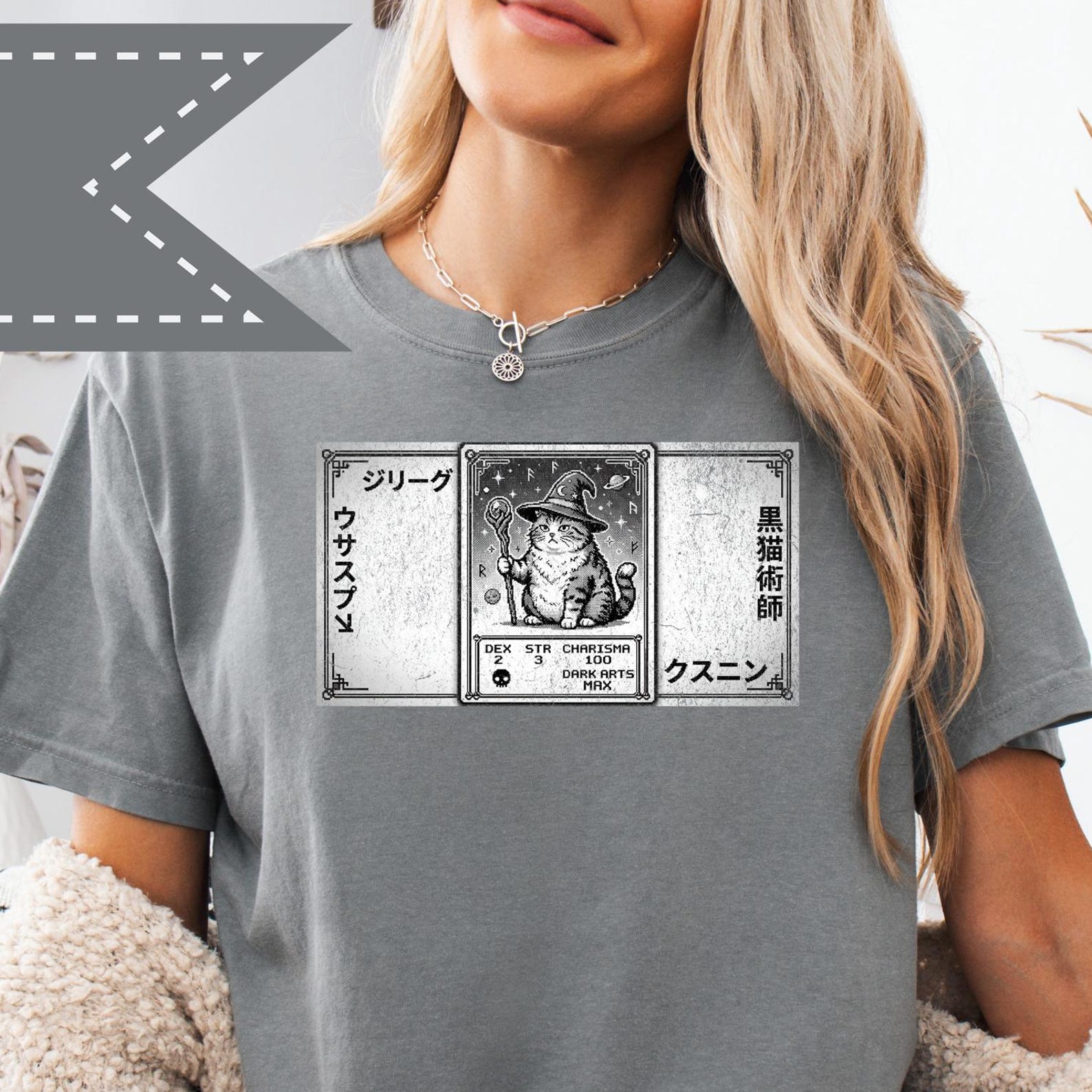 Cat Wizard Meme Shirt, Funny Kitty Graphic Tee, Comfort Colors® Wizard Cat T-Shirt, Fantasy Gamer Gift, Cat Lover Gift 3XL