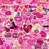 100Pcs/Set Pink Princess Stickers DIY Scrapbooks Album Decor Decals Stickers