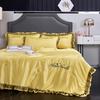 Four-Piece Washable Silk and Tencel Cooling Summer Quilt Set