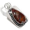 Laguna Lace Agate Gemstone Handmade 925 Sterling Silver Gift Pendant 2.05" p4Z48