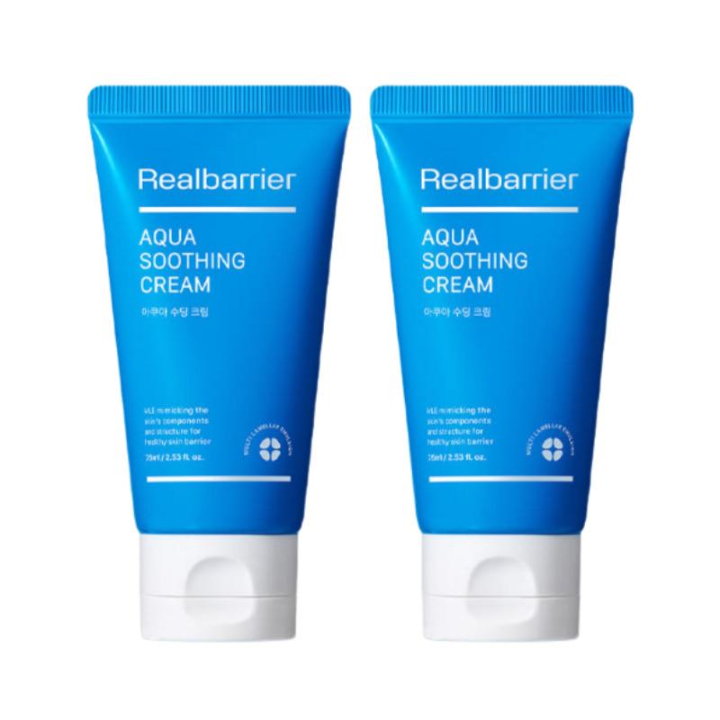 Real Barrier Aqua Soothing Cream [Тюбик] 75 мл × 2