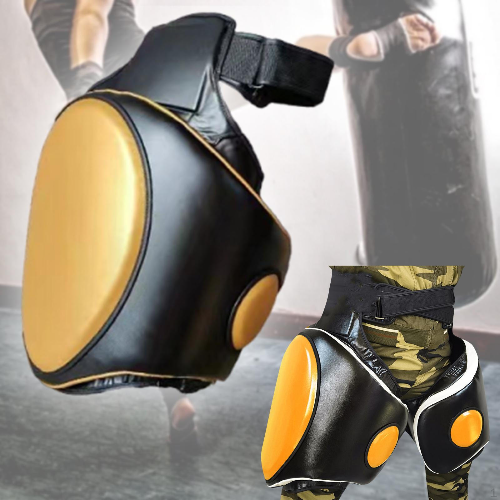 

Боксерский изогнутый набедренный щиток для ног, мишень для тайского бокса, соревнований по каратэ, ММА, тренажерный зал, помощь с подкладкой right black