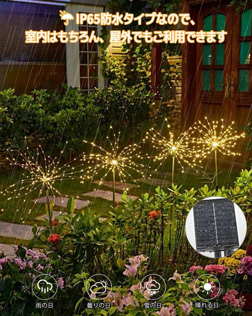 cshare Solar LED String Outdoor Waterproof Garden 640 Solar USB Battery Level 8 Lighting Perfect for Flower and Other Outdoor Lighting and New Lights,