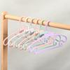 10PCS/set Colorful Clothes Hanger, Anti Slip Plastic, Cute Little Clothes Support, Home Clothes Rack