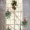 Artificial Christmas Mistletoe Plant Artificial Mistletoe Fake Sprigs Bunches Stems Festive Fake Flowers Durable Christmas Decor