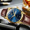 Men's Wristwatch, Business Watch, Clock, Leather Band, Stylish, Waterproof, Calendar Display, Luminous, Best Gift for Men