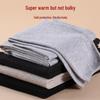 Unisex Thin Wool Knit Base Layer Pants: High Waist, Warm & Thick for Autumn/Winter