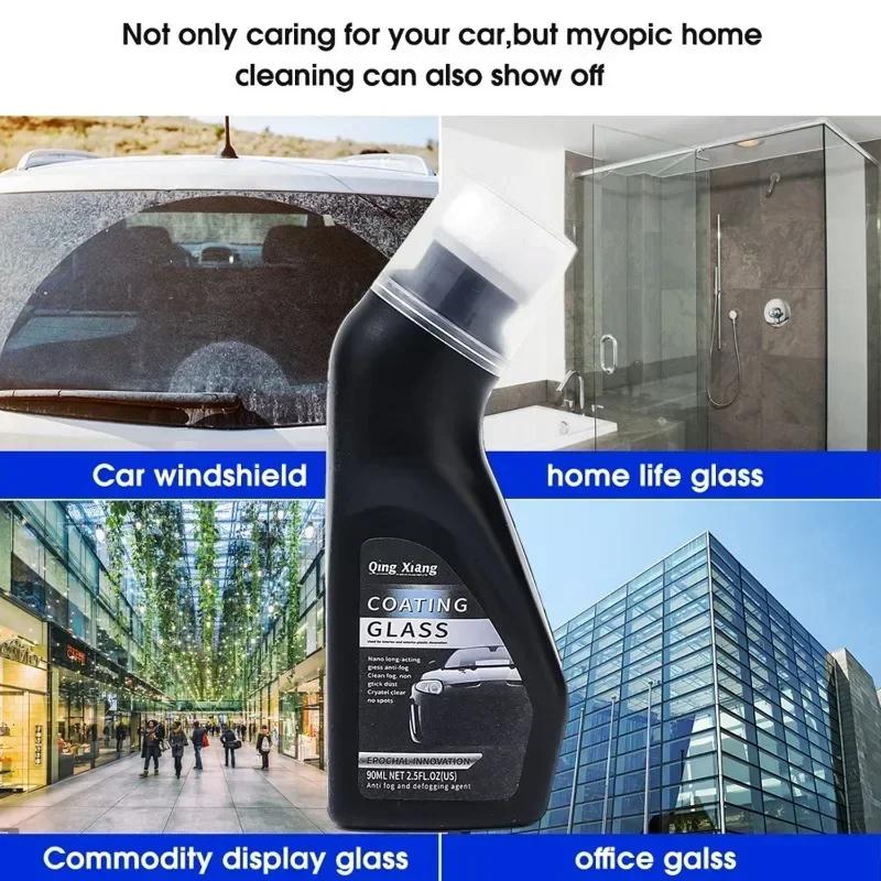 90ml Car Anti-fog Spray Glass Antifog Coating Agent Defogger Auto Windows Screens Mirror Windshield Defogging Cleaner
