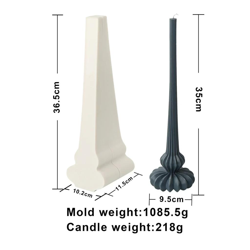 DIY Vase shaped Candle Silicone Mold Geometric Stripe Roman Cylinder Candle Mould Stripe Christmas Tree Cylinder Gypsum Molds