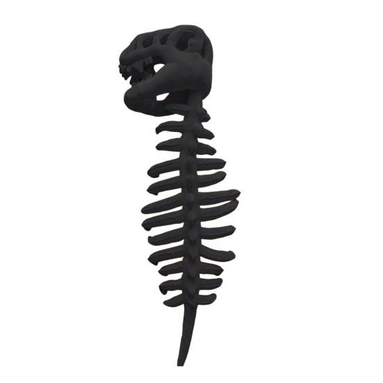 Accessori Pet Trick or Treat Costume Scheletro di Dinosauro Gatto, Outfit con Cappuccio Peluche, Costume Carino Spaventoso Leggero per Gattini Abbigliamento Halloween per Gattini