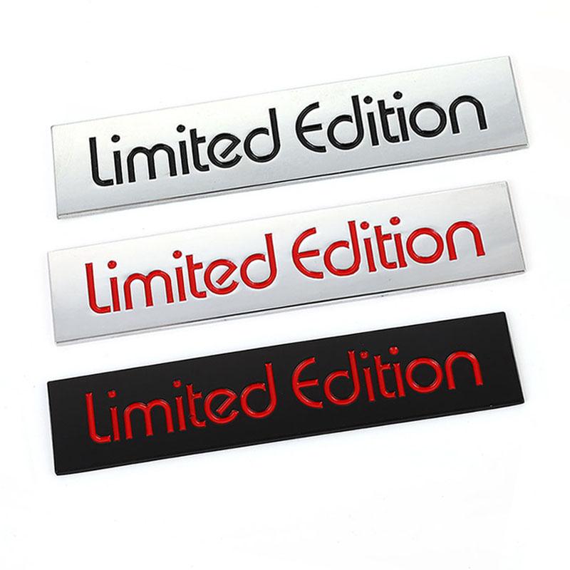3D Metal Car Sticker Limited Edition Emblem Badge Decal Styling Accessories
