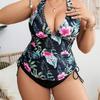 Plus Size Women High Waist Bikini Swimsuits, Women's Swimwear & Clothing