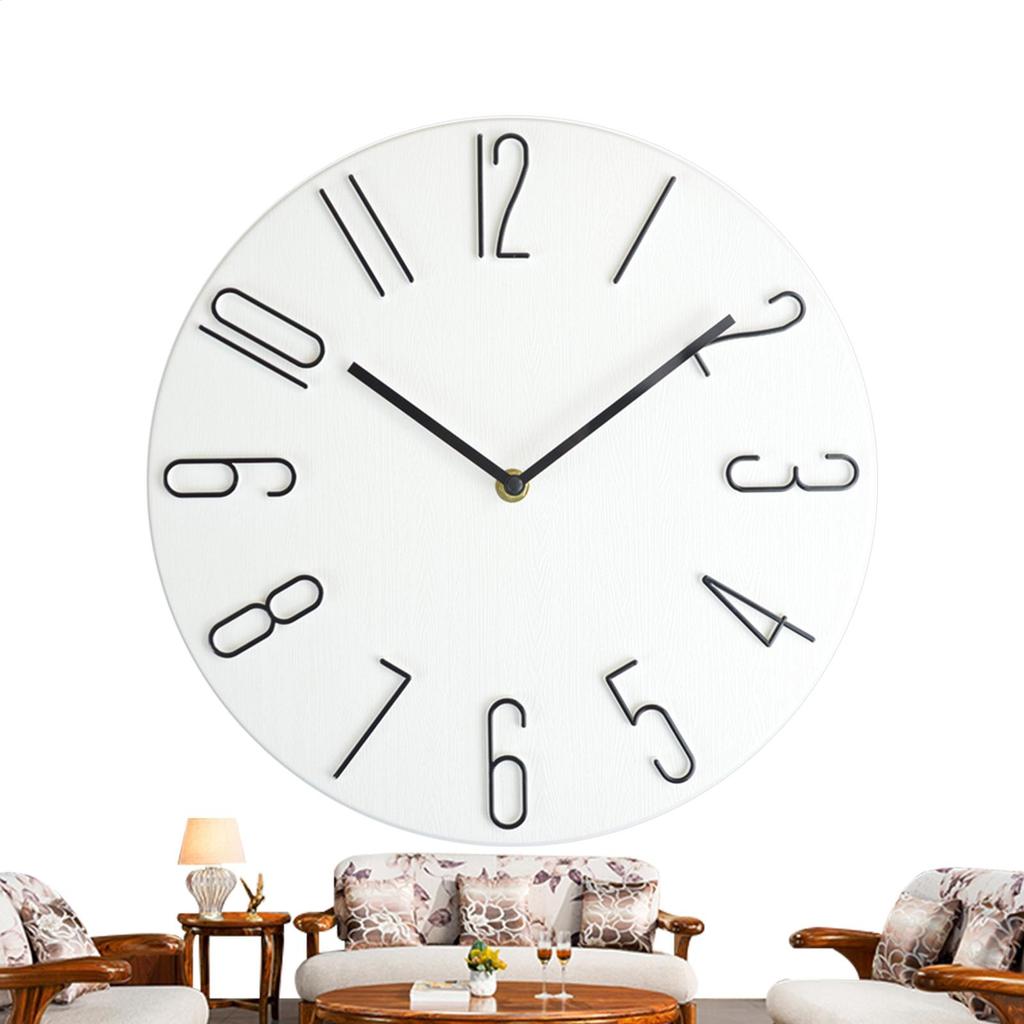 Wall Clock Silent Non Ticking Wall Clocks Battery Operated Digital Clock Simple Minimalist Hanging Wall Clock Home Decorations