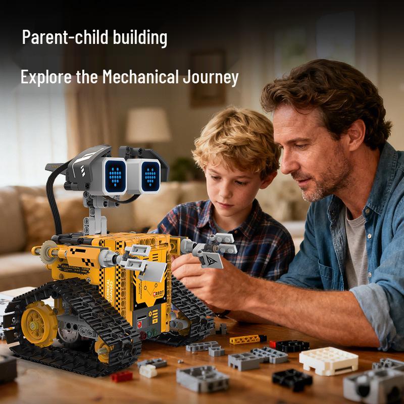 Cross-Border Wally 5-in-1 Educational Robot Toy - Smart Electric Assembly Puzzle for Kids