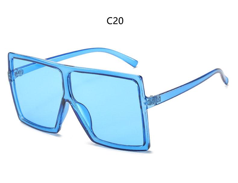 Designer Retro Premium Extra Large Square Shaped Sunglasses Women Timeless Popular Large Frame Sunglasses Black Stt Eyewear UV 400 Protection