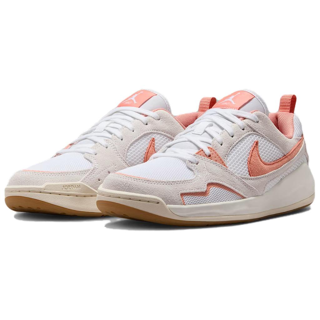New Jordan CMFT Era Abrasion Resistant Low Top Vintage Basketball Shoes Women's White Umber HJ6778-108