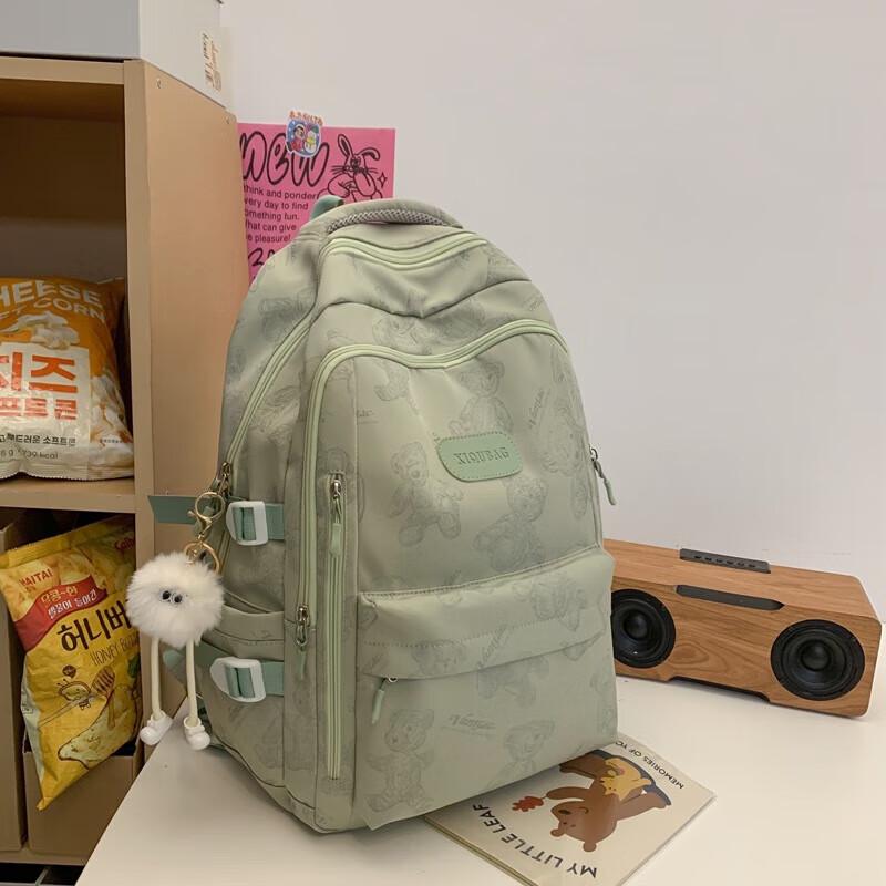 OLOEY Ergonomic Kids School Backpack Avocado Green