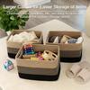 Cotton Rope Woven Basket: Desktop Organizer & Toy Storage