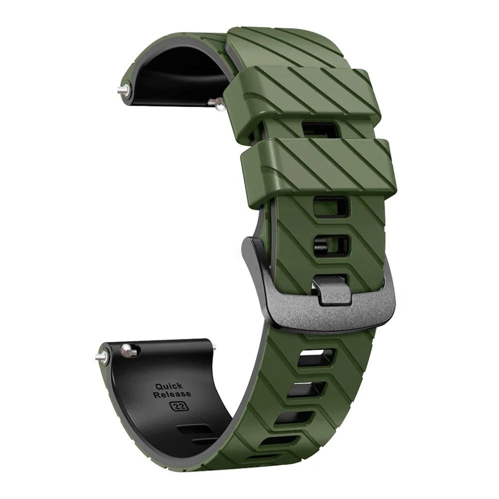 For Garmin Forerunner 265 255 Music 965 745 Silicone Watch Strap For Garmin Vivoactive 4 Venu 2 Venu 3 Smart Watchband Accessory