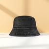 Bucket Hat Japanese Simple Casual Denim Bucket Hat Student Korean Version Basin Hat Men
