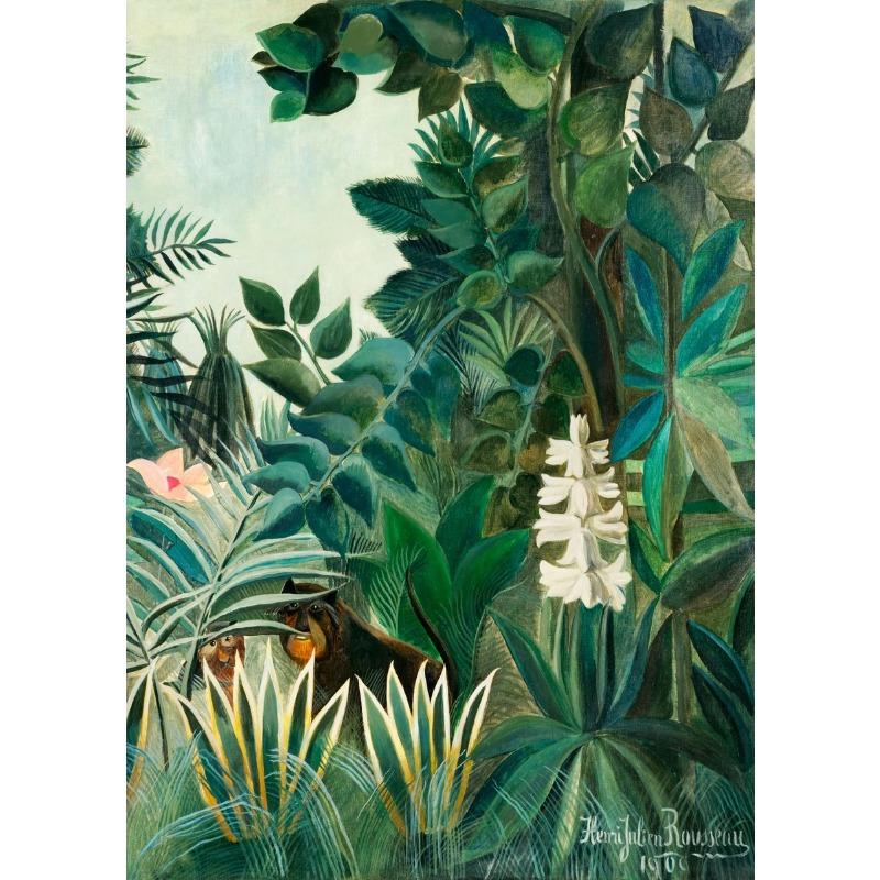 

Famous Henri Rousseau Landscape Canvas Painting Modern Forest Posters and Prints Wall Art Picture for Home Living Room Decor 21cm×30cm NoFrame