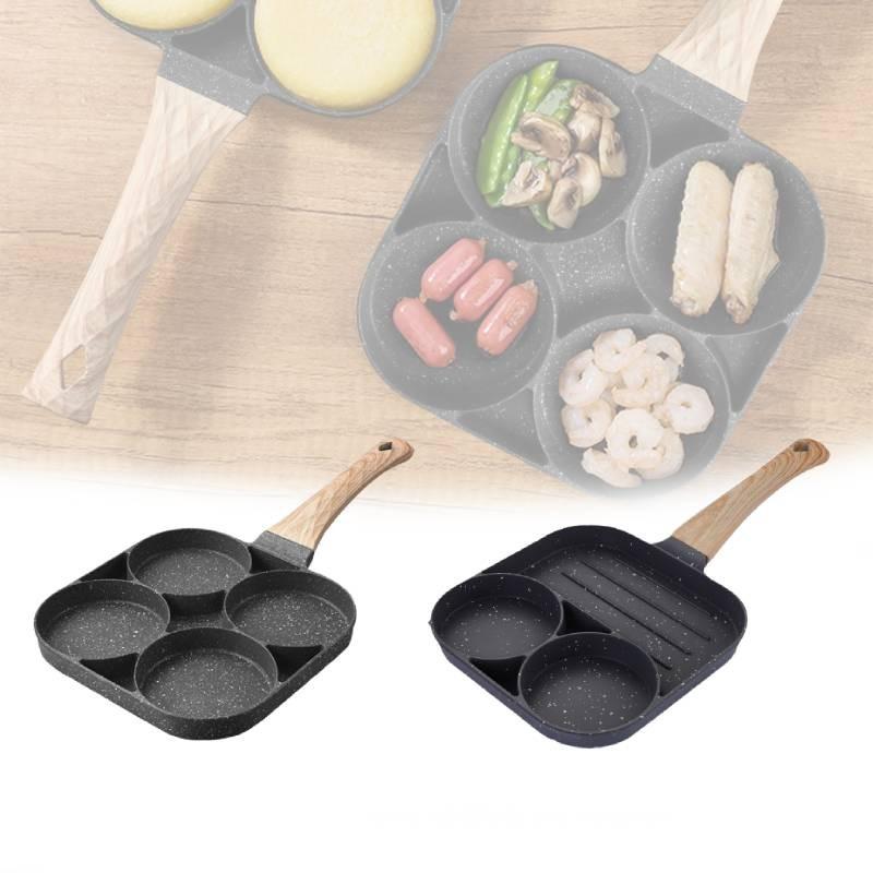 Pan Frying Multihole Omelet Pan Non Stick Egg Ham Pancake Breakfast Tool Maker