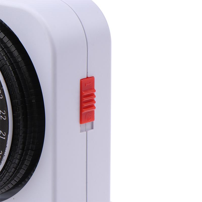 Eu Plug Timing Socket 24-Hours Cycle Mechanical Timer Electricity Consumption Meter Automatic Shutdown With Overload Protection