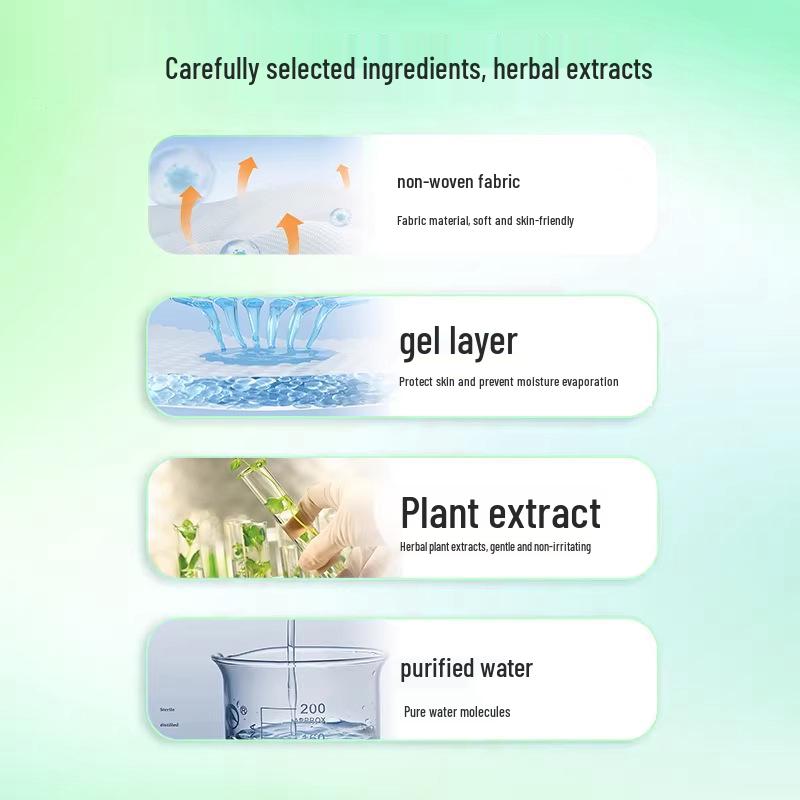 Herbal Moisturizing Spa Eye Patches for Students and Office Workers
