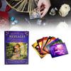 Premium Copper Paper Green Glyphs Lenormand Tarot Cards For Insightful Readings