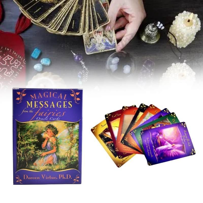 Premium Copper Paper Green Glyphs Lenormand Tarot Cards For Insightful Readings