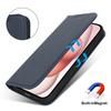 Stand Case for iPhone 15 Litchi Texture Leather Flip Phone Cover with Strap/Wallet