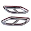 Exhaust Trim Set for Rear Four Outlet Area, Double Opening ABS Frames for GLC Class X254 More Detailed Exterior Appearance