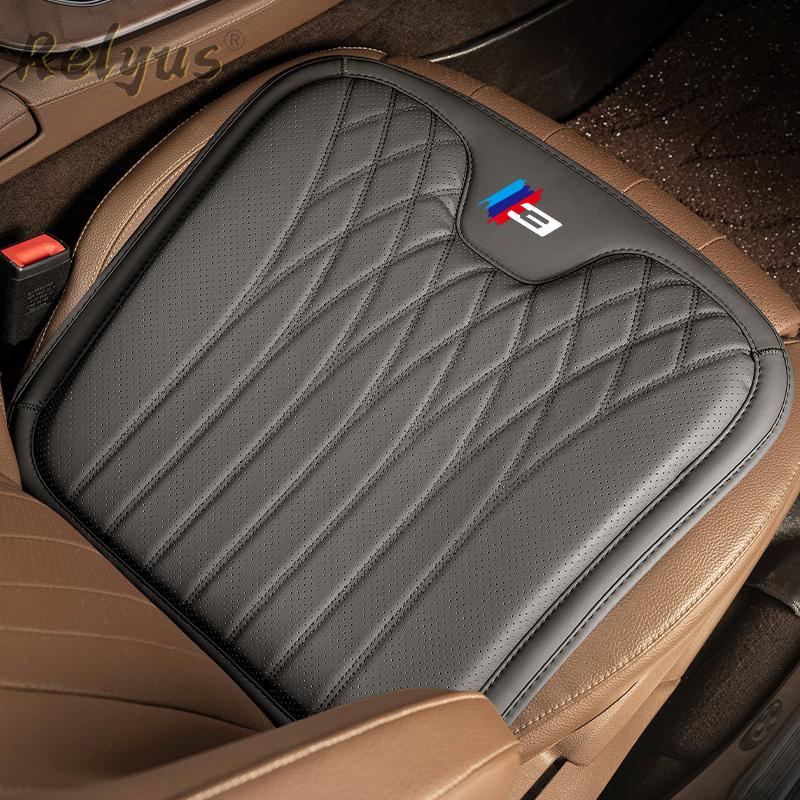 Weiches Auto-Sitzkissen PU-Leder Belüftet Ganzjahres-Sitzkissenbezüge für BMW 3er Serie 3GT G20 G21 G28 F30 F31 F34 F35 F36