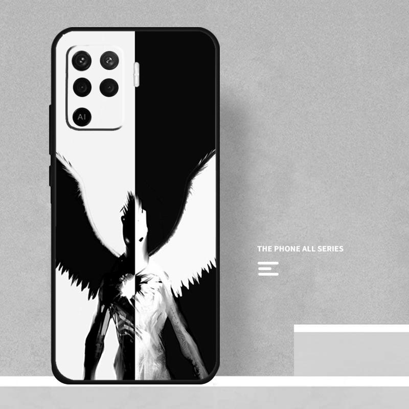 Devil Angel Case For Oppo A80 A60 A40 A6 A5 Pro A15 A16 A17 A57 A94 A74 A54 A76 A96 A18 A38 A58 A78 A98