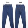 Dame Sexy Back Glidelås Skinny Jeans Tight Jeans