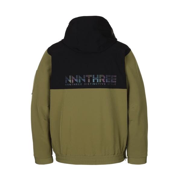 Nnn 2324 Nnn - 3L Tr100 Hood Anorak - Jacket - Olive+Black ( Unisex Snowboard Jacket )