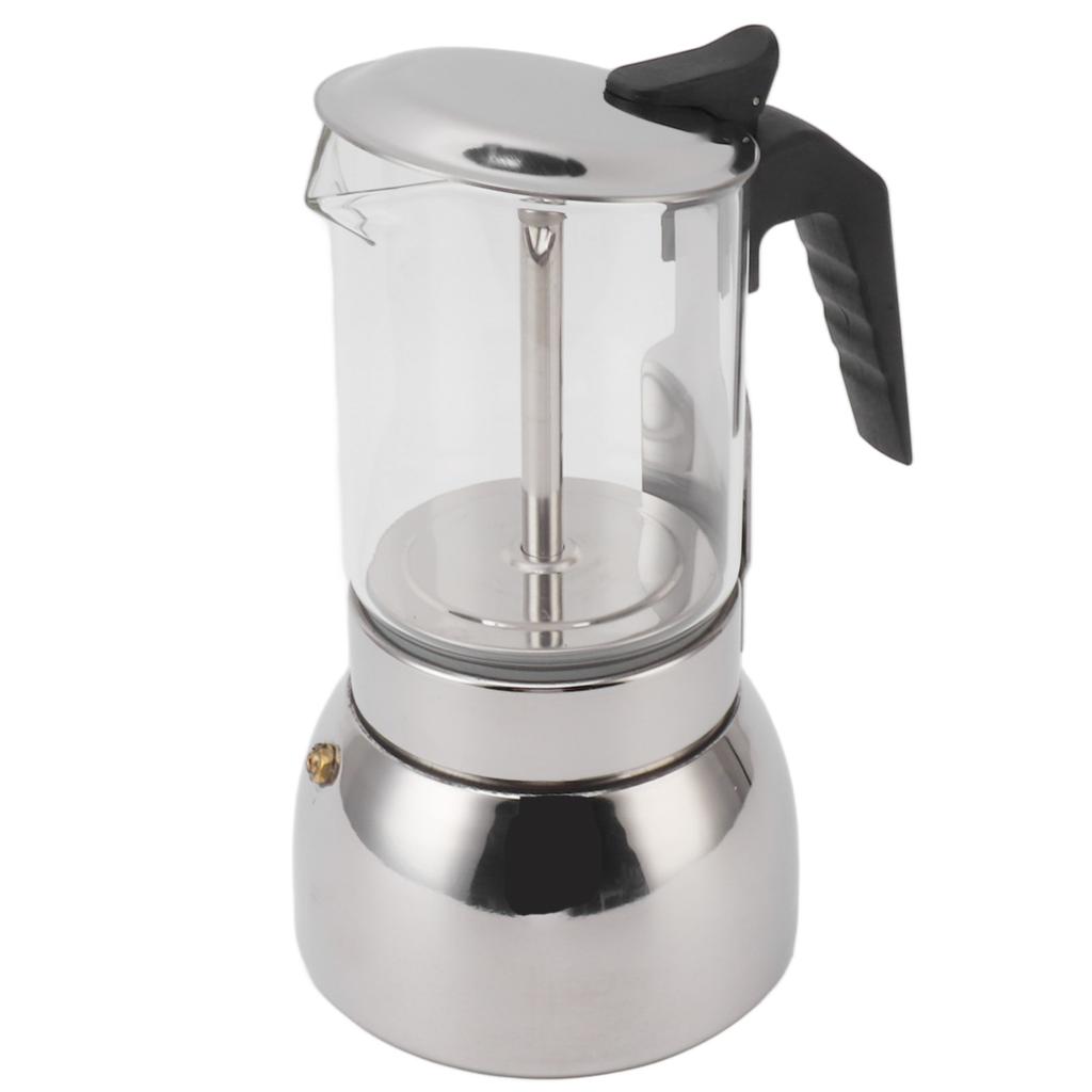 Coffee Maker Double Valve Stainless Steel High Temperature Resistant Multi Functional Portable for