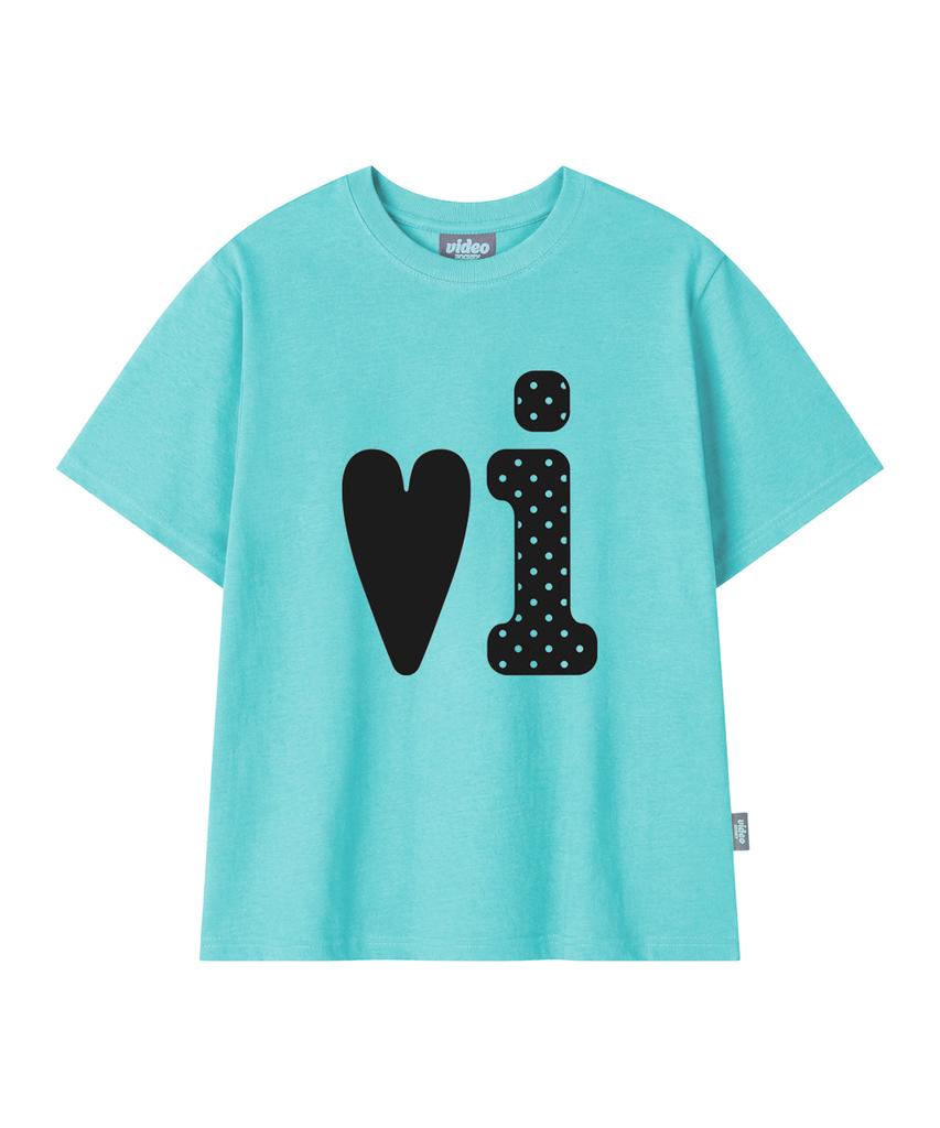 VIDEO JOCKEY Bibi T-Shirt [Mint Blue]