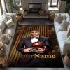 Manchester Customize Your Name Carpet Suitable for Balcony Dining Room Foyer Dormitory Anti-slip Rug Decorate Offices Best for Christmas