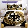 Belgium Football Printed Bedding 3 Piece Set Cozy Breathable Bed Cover Set As Housewarming Holiday Gift