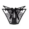 Sexy Lace Pure Lust Seduction Women's Briefs Mood Hollow Bow Mid-waist Comfortable Cotton Crotch Girl Panties