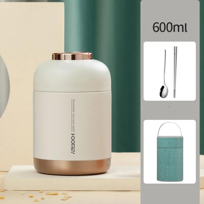 Stewed Beaker 316 Stainless Steel Insulated Cup, Women's Long Box Bucket, Portable Children's Smoldering Jar, Gift Customization