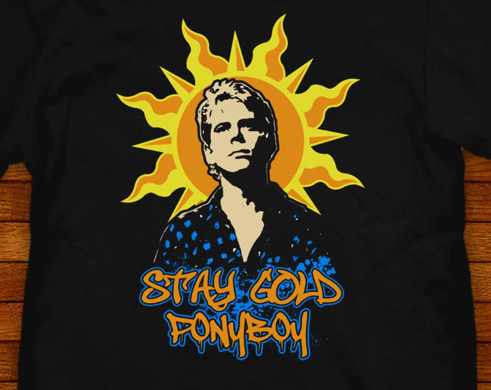 Stay Gold Ponyboy T shirt: Jared Swart Outsiders Pop Art 4XL