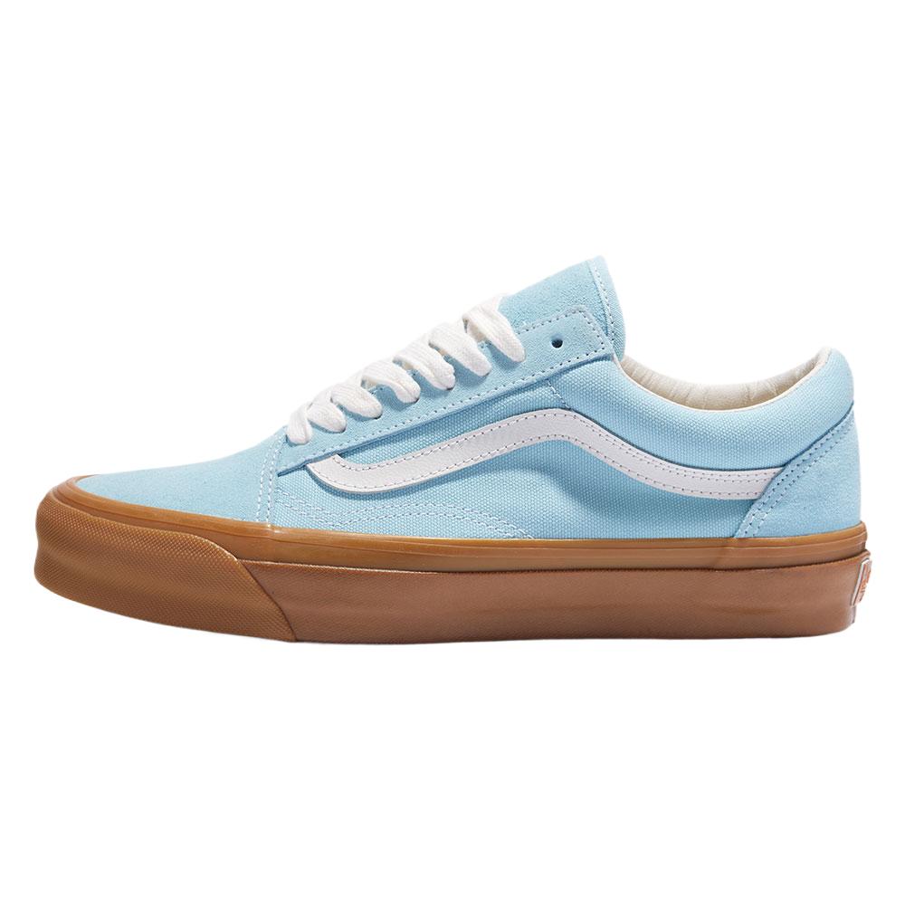 Vans LX Old Skool Comfortable Fashionable Simple Low-Top Skate Shoes Unisex Sneakers Light-Blue VN000D56CAU1