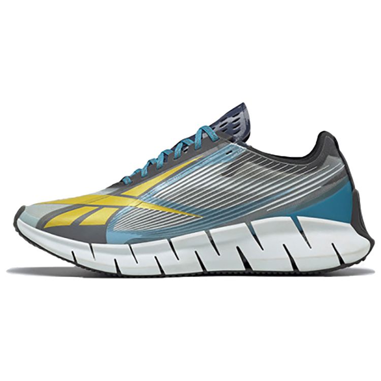 

Reebok Zig 3D Storm Fabric Модные Универсальные Низкие Лайфстайл Кроссовки Унисекс Синий Серый Белый FX4391 36