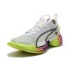Puma Comfortable Fabric Shock Absorbing Breathable Low Top Running Shoes Women sneaker White Yellow 311905-01